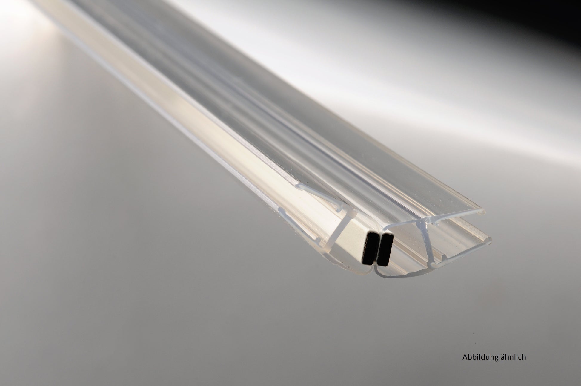 #2251 Magnetdichtung Set 135° für 6+8 mm Glas, Länge 2m(Set =2x 2 Meter), transparent